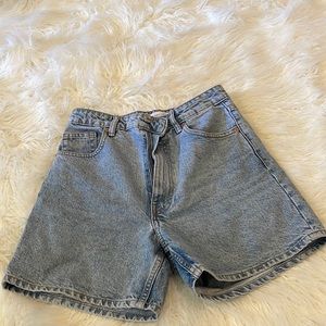 Zara high-waist shorts